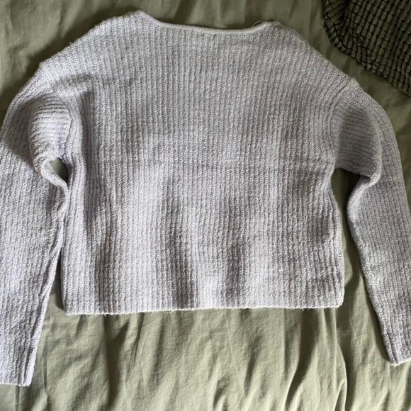 Garage Purple Knit Sweater - great condition - Picture 2 of 2